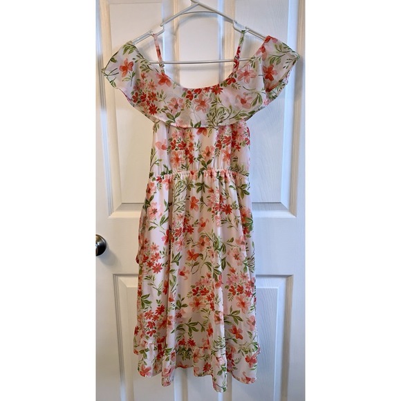 Children's Place Floral Dress Size Large 10/12 - Picture 2 of 3